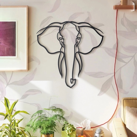 Hoagard Elephant Metal Wall Art - Picture 2 of 4